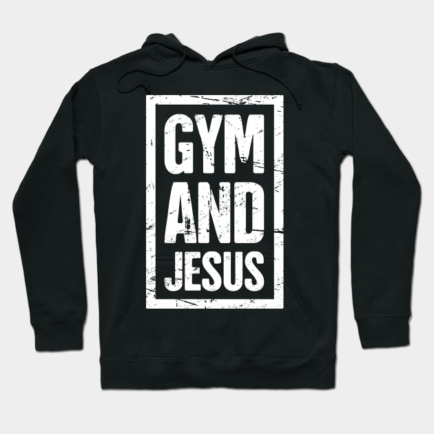 Gym - Gift For Christian Workout Gym Fans Hoodie by MeatMan